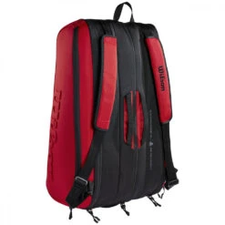 Wilson Clash V2 Super Tour 15pk Tennis Racquet Bag (Black/Red) -Pro Swing Shop WR8016301001 Wilson Clash V2.0 Super Tour 15pk Black Red c 1000 1000