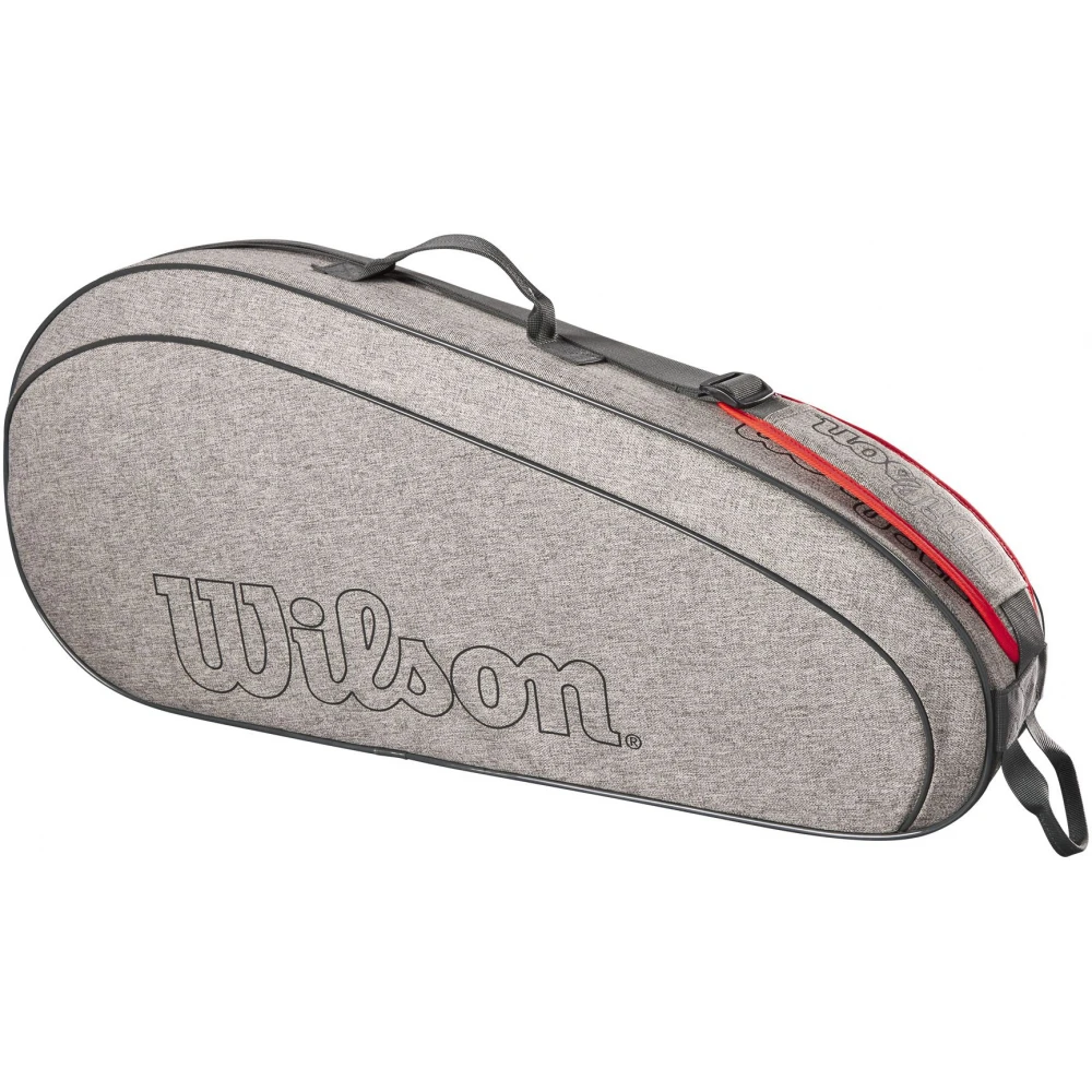Wilson Team 3 Pack Tennis Bag (Heather Grey) 1 Wilson Team 3 Pack Tennis Bag (Heather Grey)