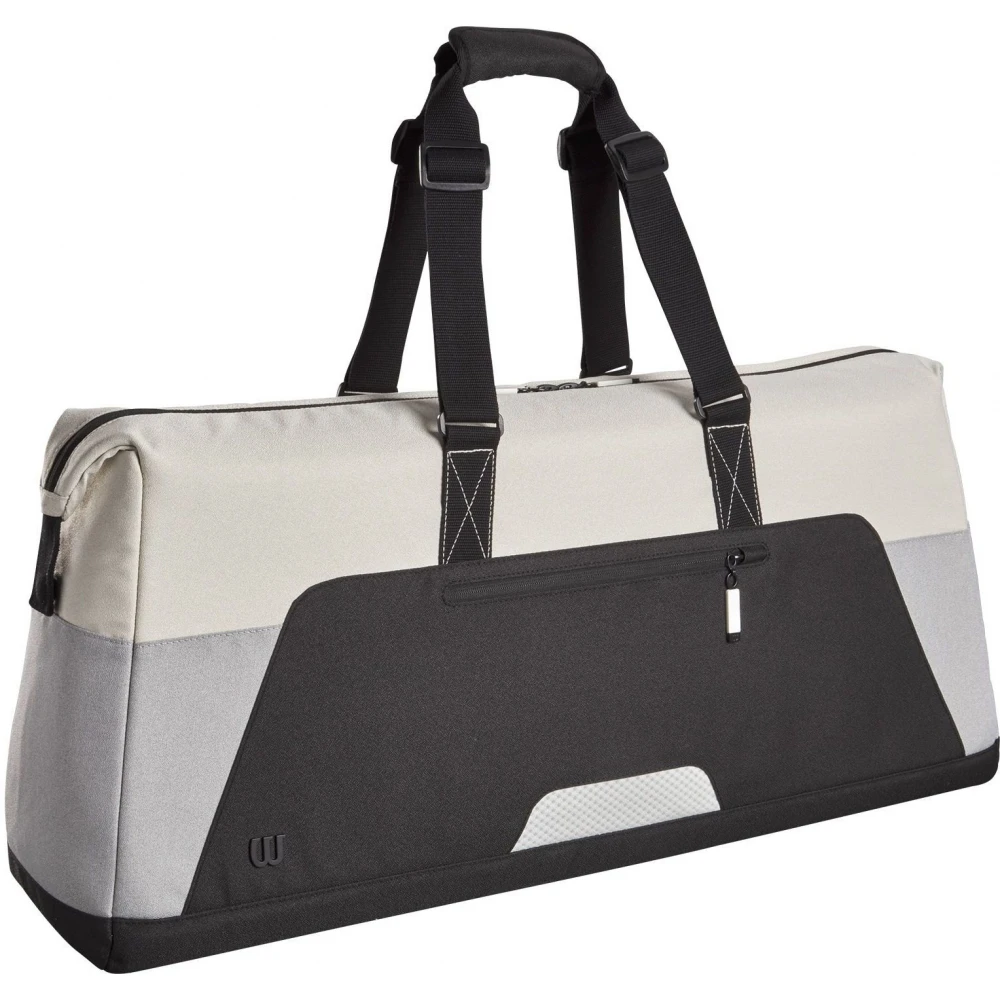 Wilson Women’s Lifestyle Tennis Racquet Weekender Bag (Grey/Blue)