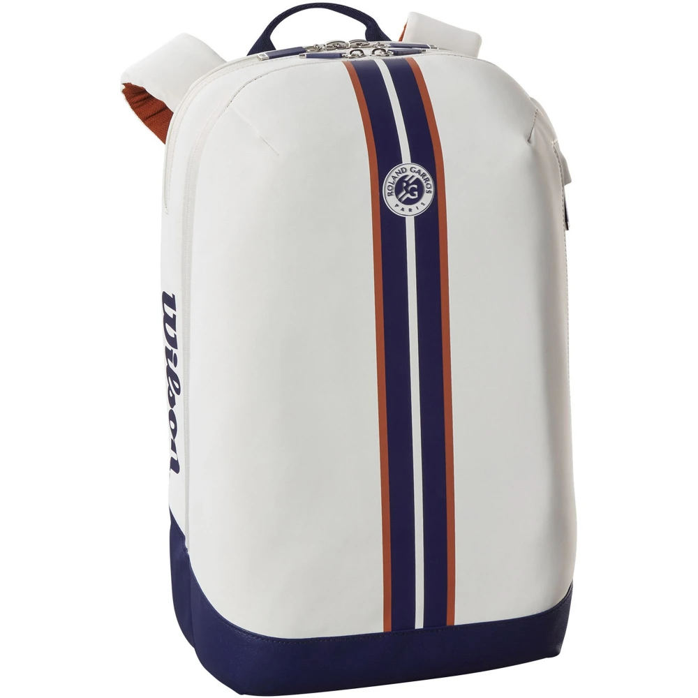 Wilson Roland Garros Super Tour Tennis Backpack (Navy/White/Clay)