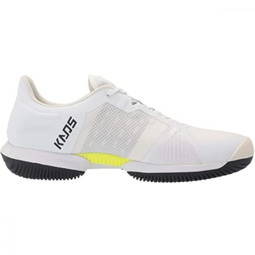 Wilson Men’s KAOS Swift Tennis Shoes (White/Outerspace/Safety Yellow)