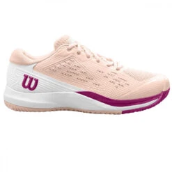 Wilson Women’s Rush Pro ACE Tennis Shoes (Scallop Shell/White/Baton Rouge)