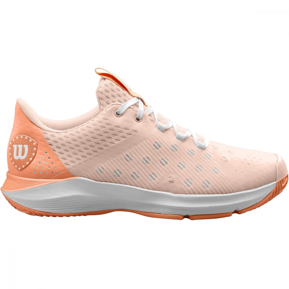 Wilson Women’s Hurakn Padel Shoes (Scallop Shell/Cantaloupe/White)