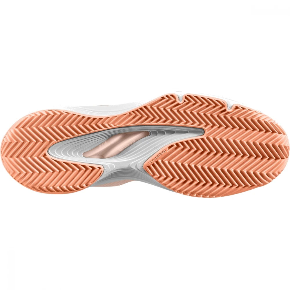 Wilson Women’s Hurakn Padel Shoes (Scallop Shell/Cantaloupe/White) - Image 3