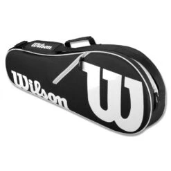 Wilson Hyper Hammer 5.3 Tennis Racquet Bundled W Advantage II Tennis Bag And 3 Tennis Balls (Black/White) -Pro Swing Shop WRZ601003 Blk 1000 1000