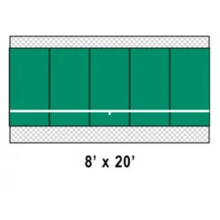 Bakko Slimline Flat Series Backboard 8’ X 20’ -Pro Swing Shop bakko slimline flat series backboard 8by20 34836C 1 1000 1000