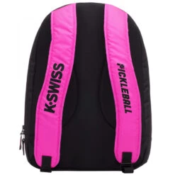 K-Swiss Pickleball Backpack (Pink/Black) -Pro Swing Shop bg127 669 k swiss pickleball backpack pink black3 1000 1000