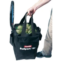 Tourna Ballport 180 Ball Travel Tennis Teaching Cart -Pro Swing Shop bp 180 bag 1000 1000