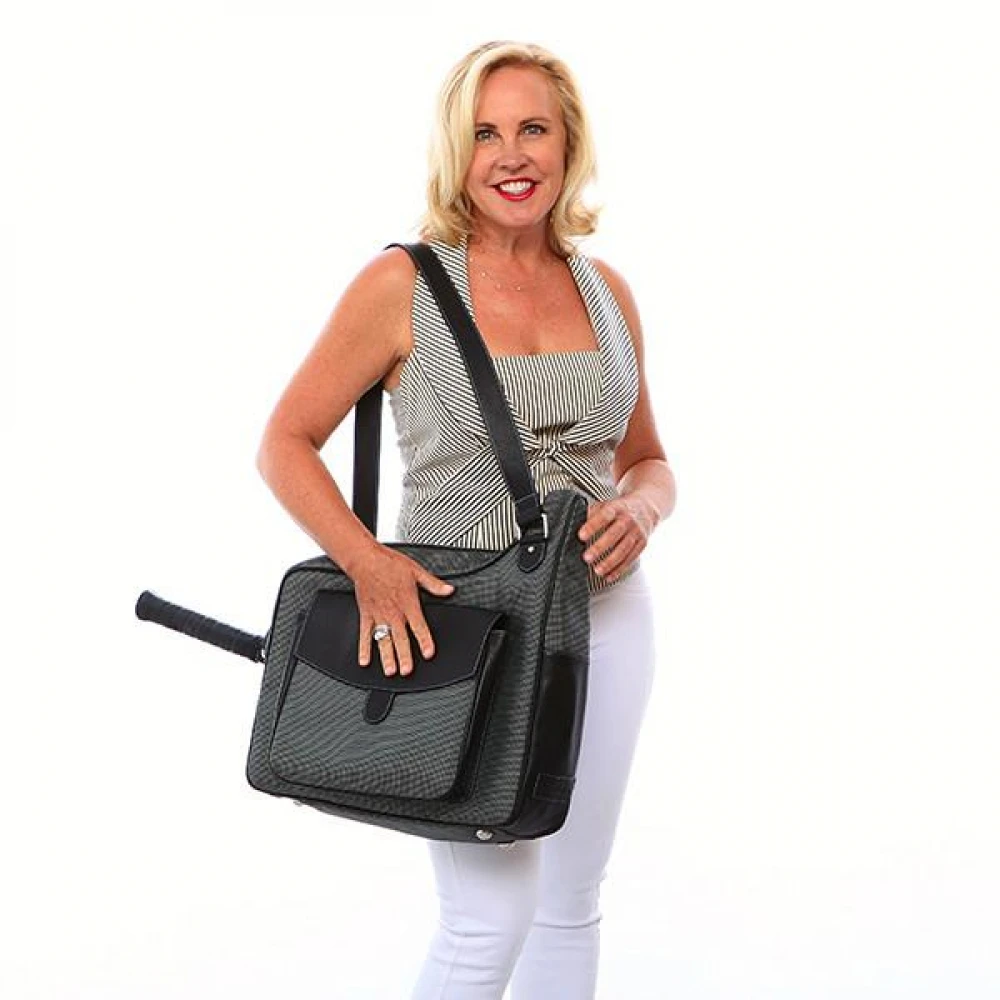 Cortglia Sport Messenger Tennis Bag (Houndstooth) 3 Cortglia Sport Messenger Tennis Bag (Houndstooth) - Image 3