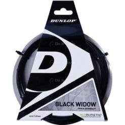 Dunlop Black Widow 16g Tennis String (Set)