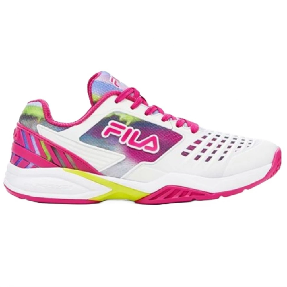 Fila Women’s Axilus 2 Energized Tennis Shoes (White/Pink Peacock/Evening Primrose) 1 Fila Women’s Axilus 2 Energized Tennis Shoes (White/Pink Peacock/Evening Primrose)