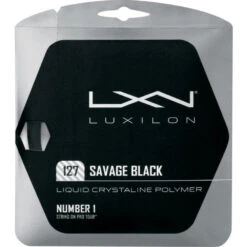 Luxilon Savage Black 127 16g Tennis String (Set)