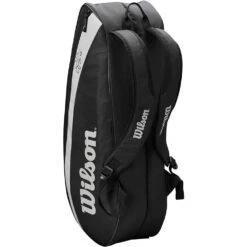 Wilson Federer Team 6 Pack Tennis Bag (Black) 5 Wilson Federer Team 6 Pack Tennis Bag (Black) -Pro Swing Shop wr8005701001 wilson federer team 6 racquet tennis bag black 1 1000 1000