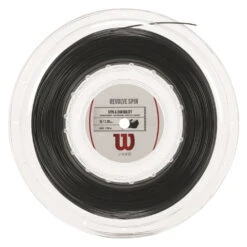 Wilson Revolve Spin 16g Black Tennis String (Reel)